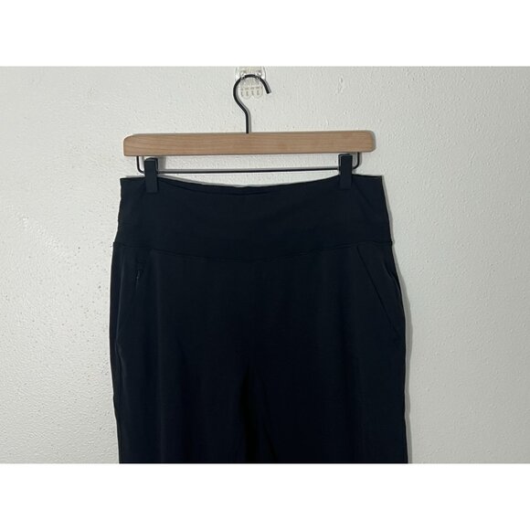 Athleta Black Pull On Jogger Pants Size Medium - Picture 2 of 13